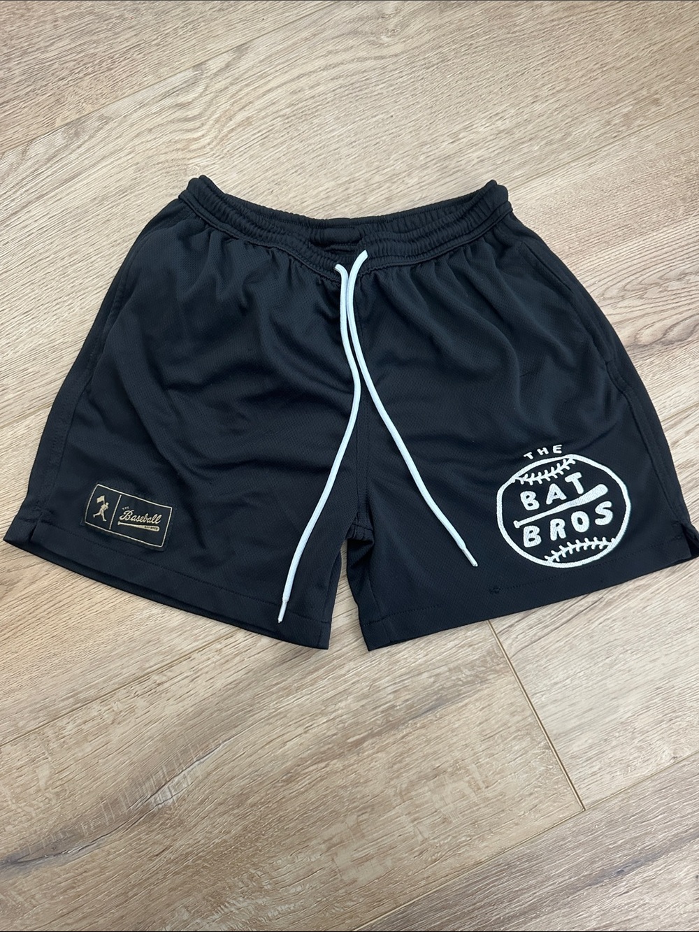 Baseballism Bat Bros Black YL shorts